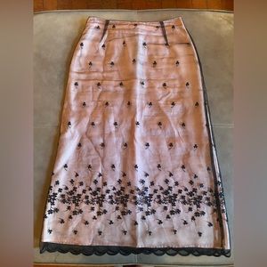 Vintage Embroidered Skirt